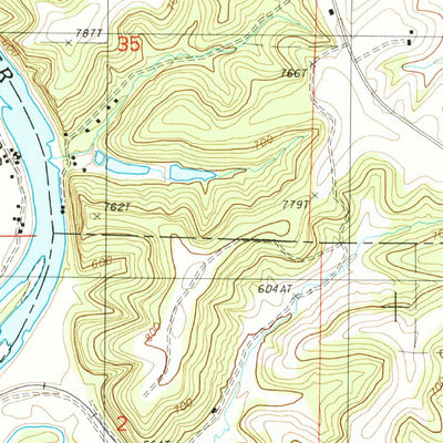 United States Geological Survey Meta, MO (1987, 24000-Scale) digital map