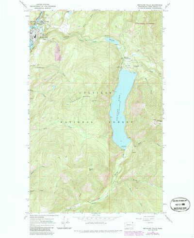 United States Geological Survey Metaline Falls, WA (1967, 24000-Scale) digital map
