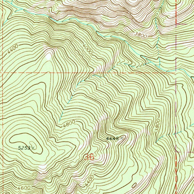United States Geological Survey Metaline, WA (1967, 24000-Scale) digital map