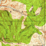United States Geological Survey Metaline, WA-ID (1934, 125000-Scale) digital map
