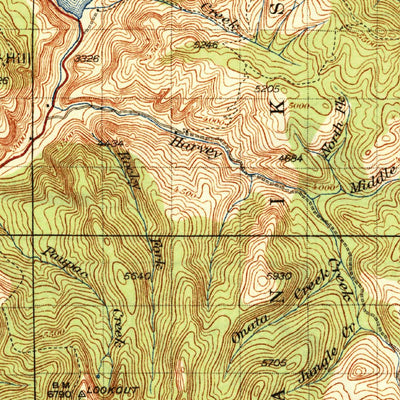 United States Geological Survey Metaline, WA-ID (1942, 125000-Scale) digital map