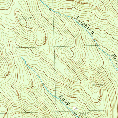 United States Geological Survey Metallak Mountain, NH (1989, 24000-Scale) digital map