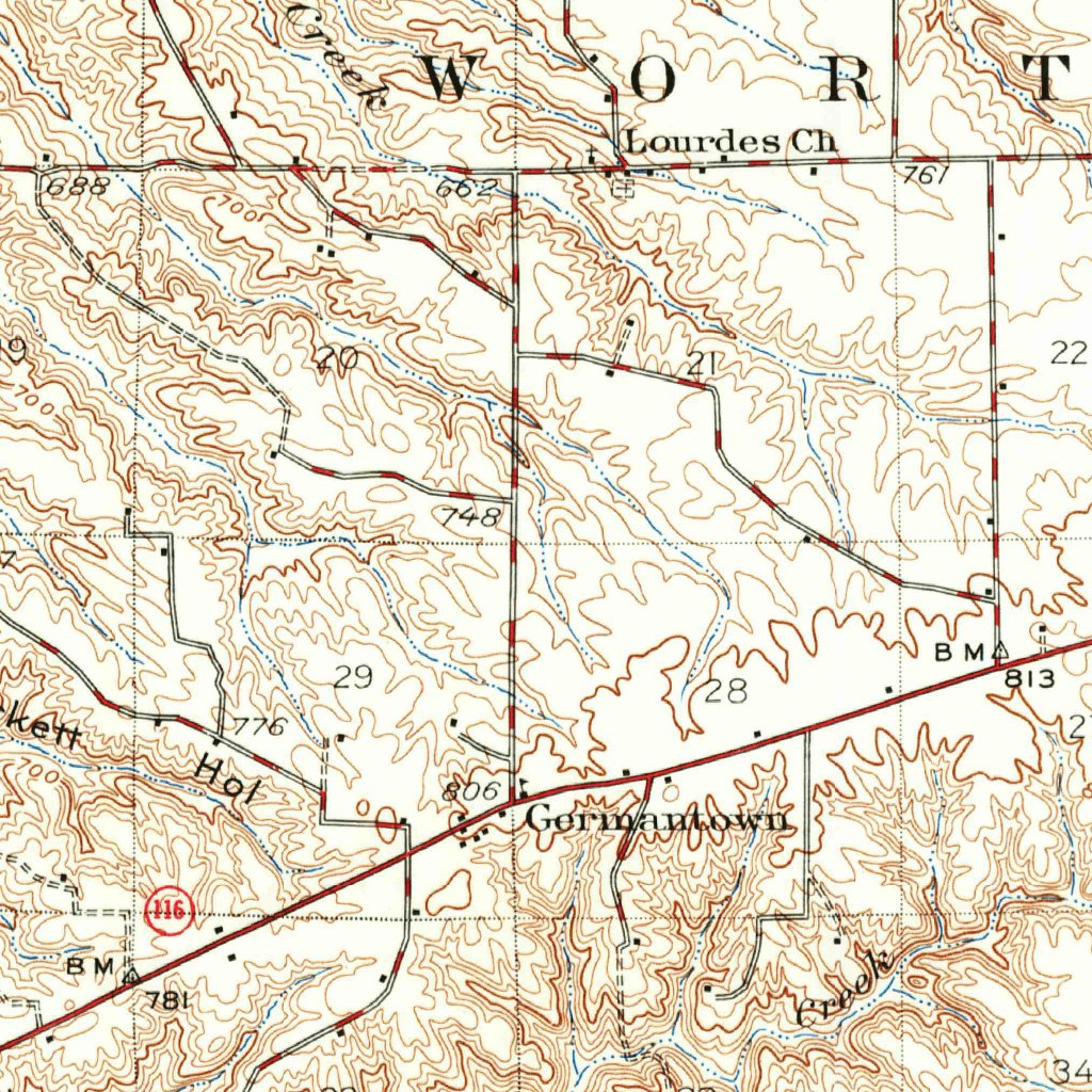 Metamora, IL (1948, 62500Scale) Map by United States Geological Survey
