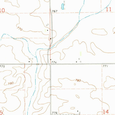 United States Geological Survey Metamora, IL (1972, 24000-Scale) digital map