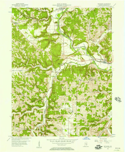 United States Geological Survey Metamora, IN (1956, 24000-Scale) digital map