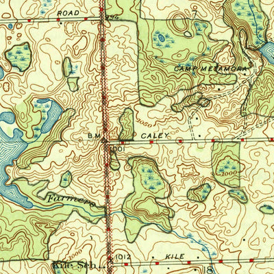 United States Geological Survey Metamora, MI (1946, 24000-Scale) digital map