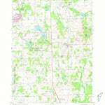 United States Geological Survey Metamora, MI (1968, 24000-Scale) digital map