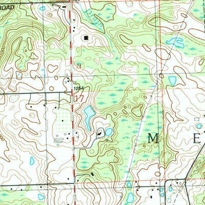 United States Geological Survey Metamora, MI (1991, 24000-Scale) digital map