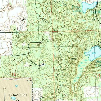 United States Geological Survey Metamora, MI (1991, 24000-Scale) digital map