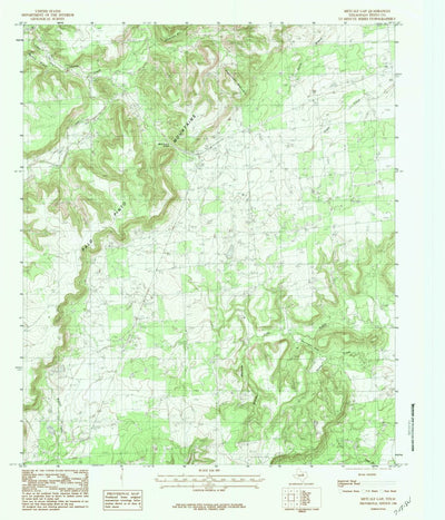 United States Geological Survey Metcalf Gap, TX (1984, 24000-Scale) digital map