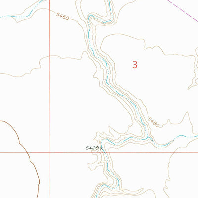United States Geological Survey Meteor Crater, AZ (1968, 24000-Scale) digital map