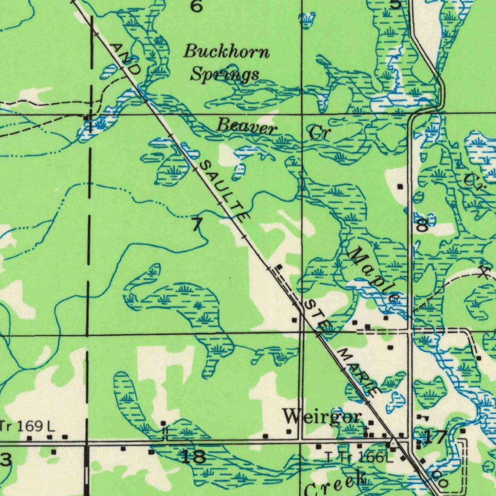 Meteor, WI (1945, 48000-Scale) Map by United States Geological Survey ...