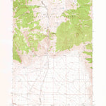 United States Geological Survey Methodist Creek, ID (1969, 24000-Scale) digital map