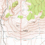 United States Geological Survey Methodist Creek, ID (1969, 24000-Scale) digital map