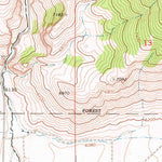 United States Geological Survey Methodist Creek, ID (1969, 24000-Scale) digital map