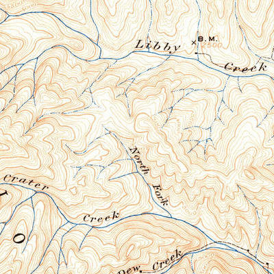 United States Geological Survey Methow, WA (1899, 125000-Scale) digital map