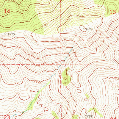 United States Geological Survey Methow, WA (1968, 24000-Scale) digital map