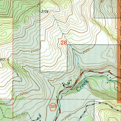 United States Geological Survey Methow, WA (2001, 24000-Scale) digital map