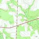 United States Geological Survey Methvins, GA (1972, 24000-Scale) digital map