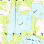 United States Geological Survey Metigoshe Lake, ND (1956, 24000-Scale) digital map