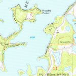United States Geological Survey Metigoshe Lake, ND (1956, 24000-Scale) digital map