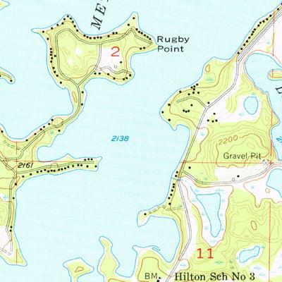 United States Geological Survey Metigoshe Lake, ND (1956, 24000-Scale) digital map