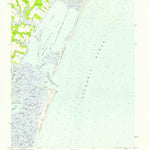 United States Geological Survey Metompkin Inlet, VA (1957, 24000-Scale) digital map
