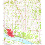 United States Geological Survey Metropolis, IL-KY (1967, 24000-Scale) digital map