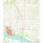 United States Geological Survey Metropolis, IL-KY (1982, 24000-Scale) digital map