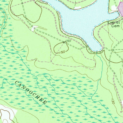 United States Geological Survey Metter SE, GA (1970, 24000-Scale) digital map