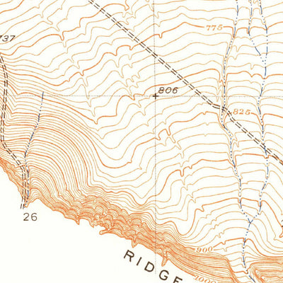 United States Geological Survey Mettler, CA (1934, 24000-Scale) digital map