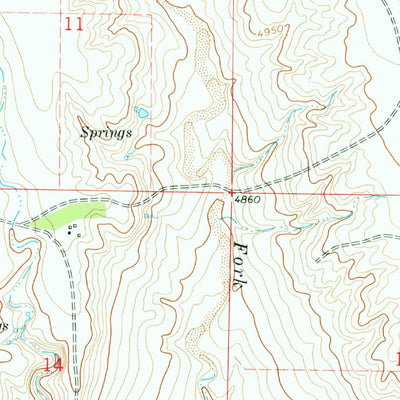 United States Geological Survey Metz Springs, CO (1978, 24000-Scale) digital map