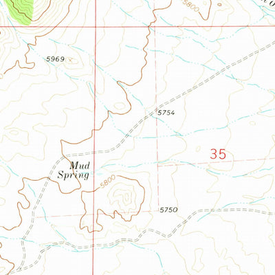 United States Geological Survey Metzel Ranch, MT (1963, 24000-Scale) digital map