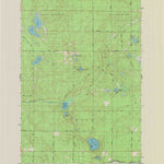 United States Geological Survey Metzger Lake, WI (1984, 24000-Scale) digital map
