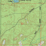 United States Geological Survey Metzger Lake, WI (1984, 24000-Scale) digital map