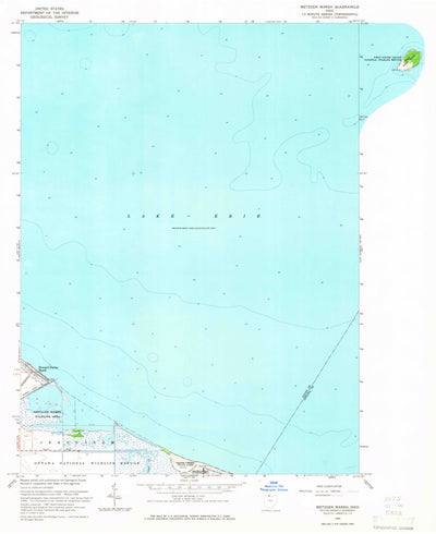 United States Geological Survey Metzger Marsh, OH (1964, 24000-Scale) digital map