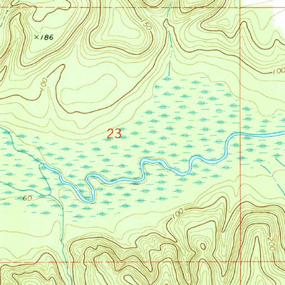 United States Geological Survey Mexia, AL (1972, 24000-Scale) digital map
