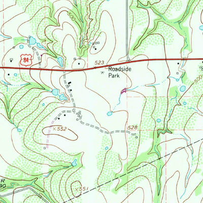 United States Geological Survey Mexia, TX (1963, 24000-Scale) digital map
