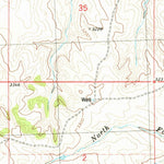 United States Geological Survey Mexican Buttes, MT (1980, 24000-Scale) digital map