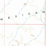United States Geological Survey Mexican Flats, WY (1970, 24000-Scale) digital map