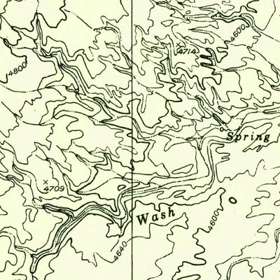 United States Geological Survey Mexican Hat SW, UT (1952, 24000-Scale) digital map