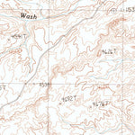 United States Geological Survey Mexican Hat SW, UT (1988, 24000-Scale) digital map