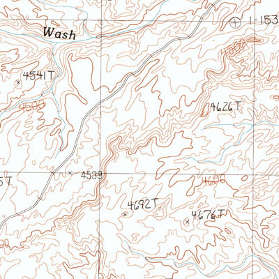 United States Geological Survey Mexican Hat SW, UT (1988, 24000-Scale) digital map