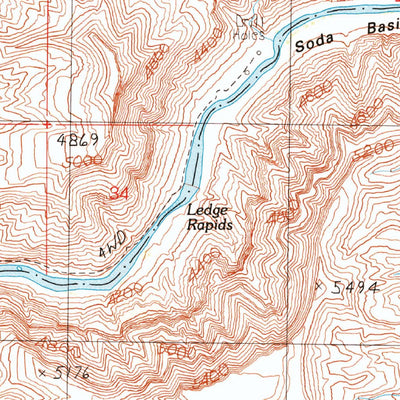 United States Geological Survey Mexican Hat, UT (1989, 24000-Scale) digital map