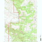 United States Geological Survey Mexican Hill, WY (1993, 24000-Scale) digital map