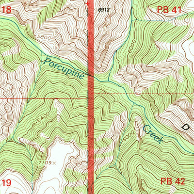 United States Geological Survey Mexican Hill, WY (1993, 24000-Scale) digital map