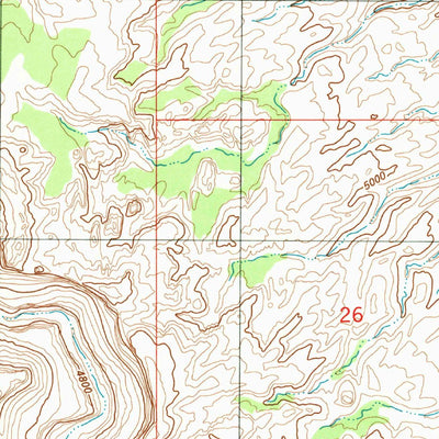 United States Geological Survey Mexican Mountain, UT (1983, 24000-Scale) digital map