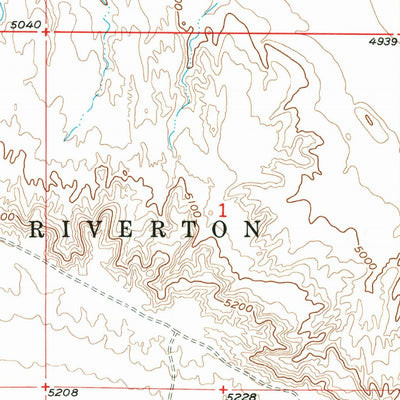 United States Geological Survey Mexican Pass SE, WY (1958, 24000-Scale) digital map