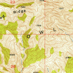 United States Geological Survey Mexican Pass, WY (1951, 24000-Scale) digital map