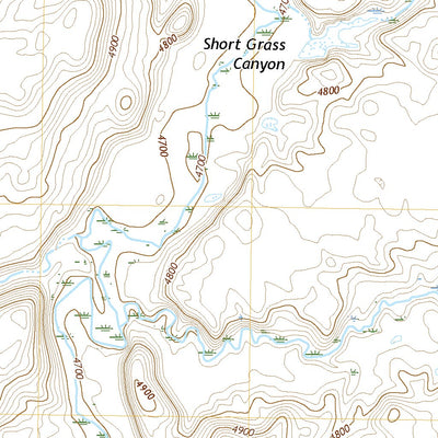 United States Geological Survey Mexican Water, AZ (2021, 24000-Scale) digital map
